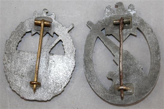 Five German Third Reich Anti Aircraft badges